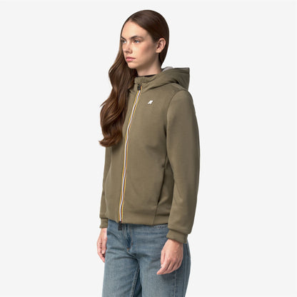 DEVA LIGHT SPACER FUR DOUBLE - Polaire - Veste - Femme - Green Army-Fur