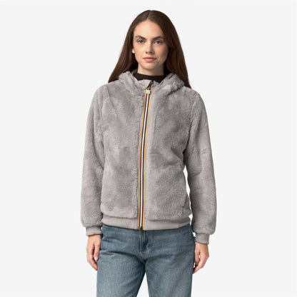 DEVA LIGHT SPACER FUR DOUBLE - Polaire - Veste - Femme - Green Army-Fur