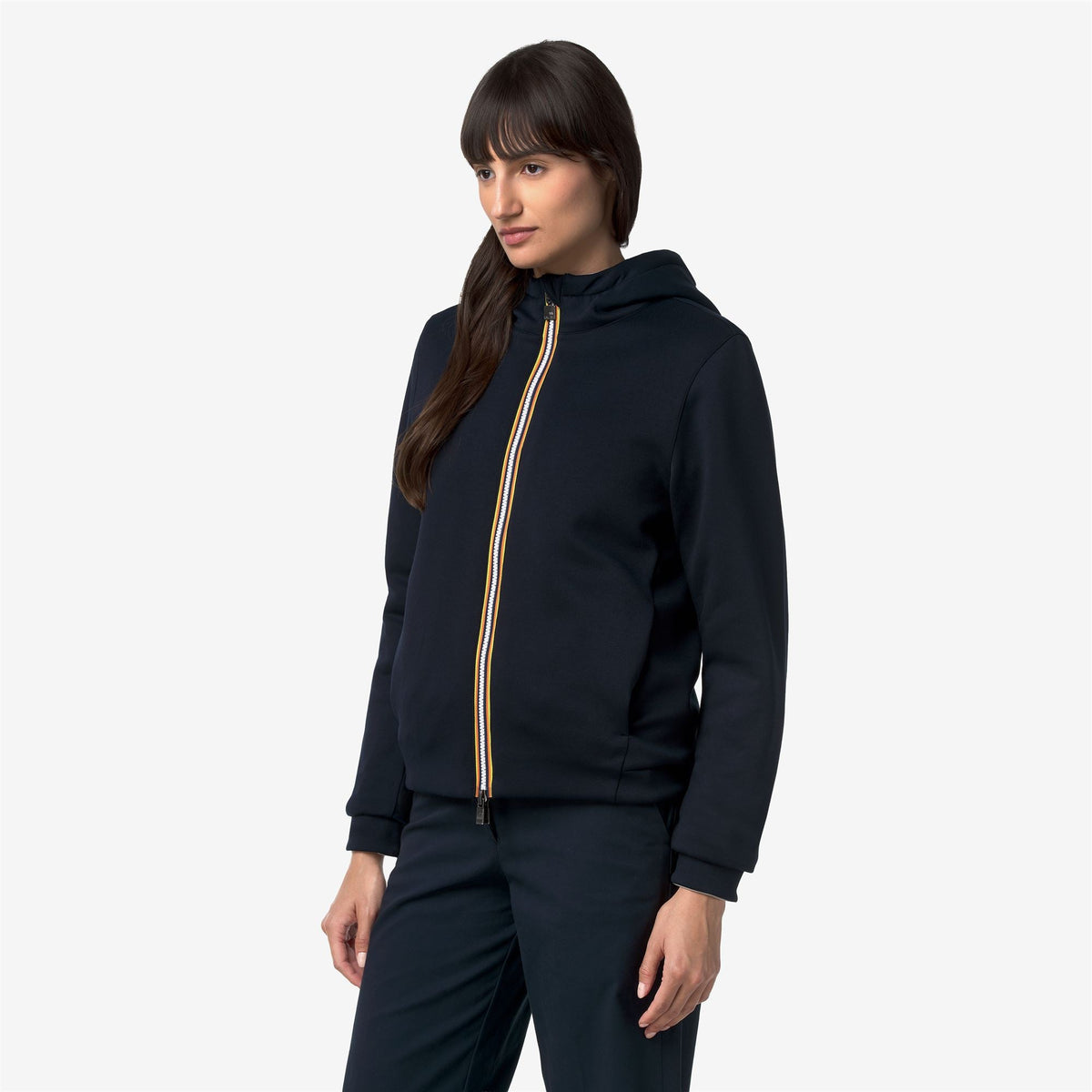 DEVA LIGHT SPACER FUR DOUBLE - Polaire - Veste - Femme - Blue Depth-Fur-Grey Mist