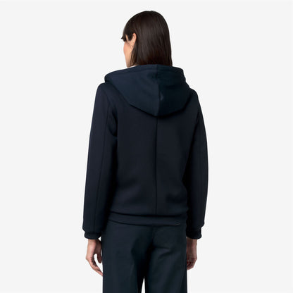 DEVA LIGHT SPACER FUR DOUBLE - Polaire - Veste - Femme - Blue Depth-Fur-Grey Mist