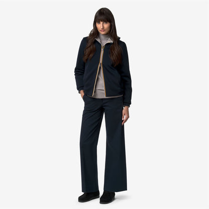 DEVA LIGHT SPACER FUR DOUBLE - Polaire - Veste - Femme - Blue Depth-Fur-Grey Mist