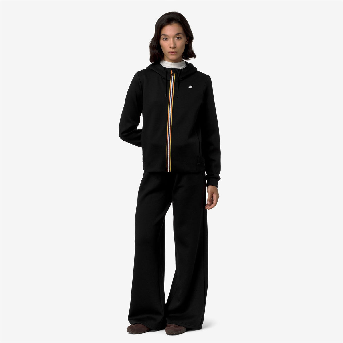DEVA LIGHT SPACER - Polaire - Sweat à capuche zippé intégral - Femme - Black Pure-Black Pure