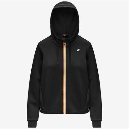DEVA LIGHT SPACER - Polaire - Sweat à capuche zippé intégral - Femme - Black Pure-Black Pure