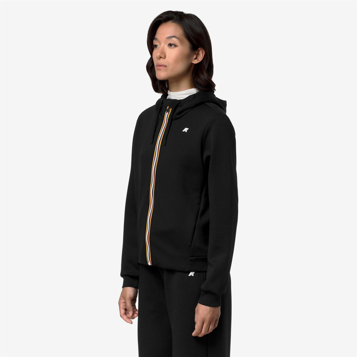 DEVA LIGHT SPACER - Polaire - Sweat à capuche zippé intégral - Femme - Black Pure-Black Pure