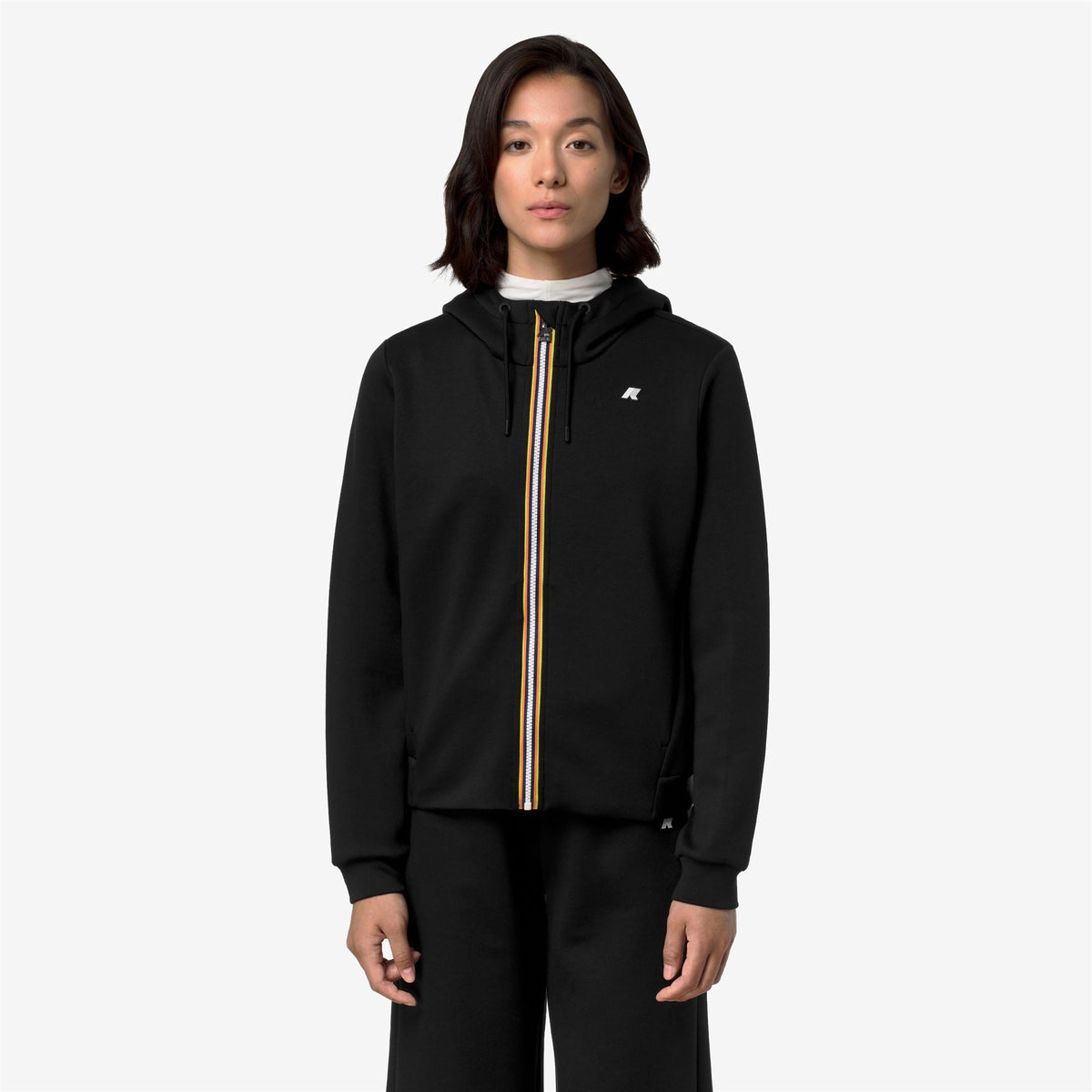 DEVA LIGHT SPACER - Polaire - Sweat à capuche zippé intégral - Femme - Black Pure-Black Pure