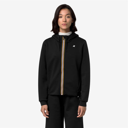 DEVA LIGHT SPACER - Polaire - Sweat à capuche zippé intégral - Femme - Black Pure-Black Pure