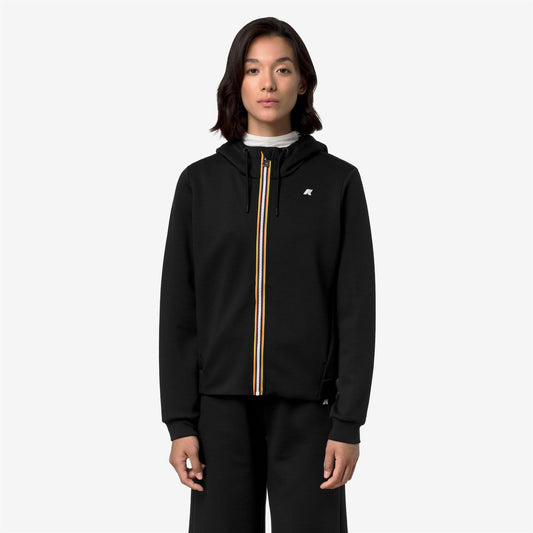 DEVA LIGHT SPACER - Polaire - Sweat à capuche zippé intégral - Femme - Black Pure-Black Pure