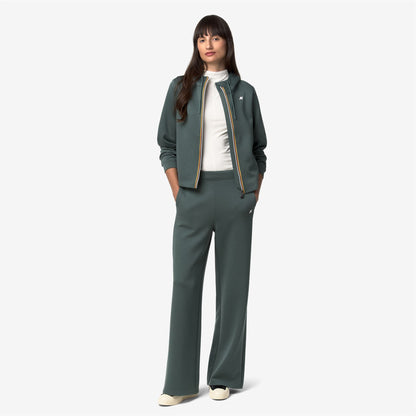 DEVA LIGHT SPACER - Polaire - Sweat à capuche zippé intégral - Femme - Green Balsam