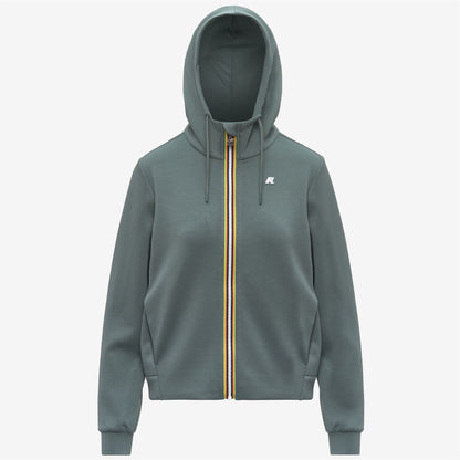 DEVA LIGHT SPACER - Polaire - Sweat à capuche zippé intégral - Femme - Green Balsam