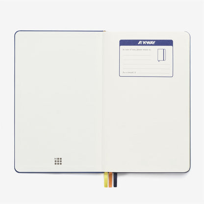 NOTEBOOK MOLESKINE FOR K-WAY - Carnet - Cahier - Unisexe - Blue Royal Marine