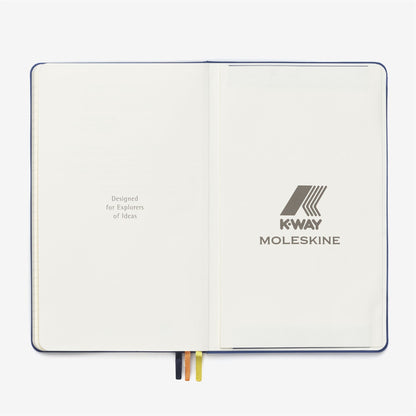 NOTEBOOK MOLESKINE FOR K-WAY - Carnet - Cahier - Unisexe - Blue Royal Marine