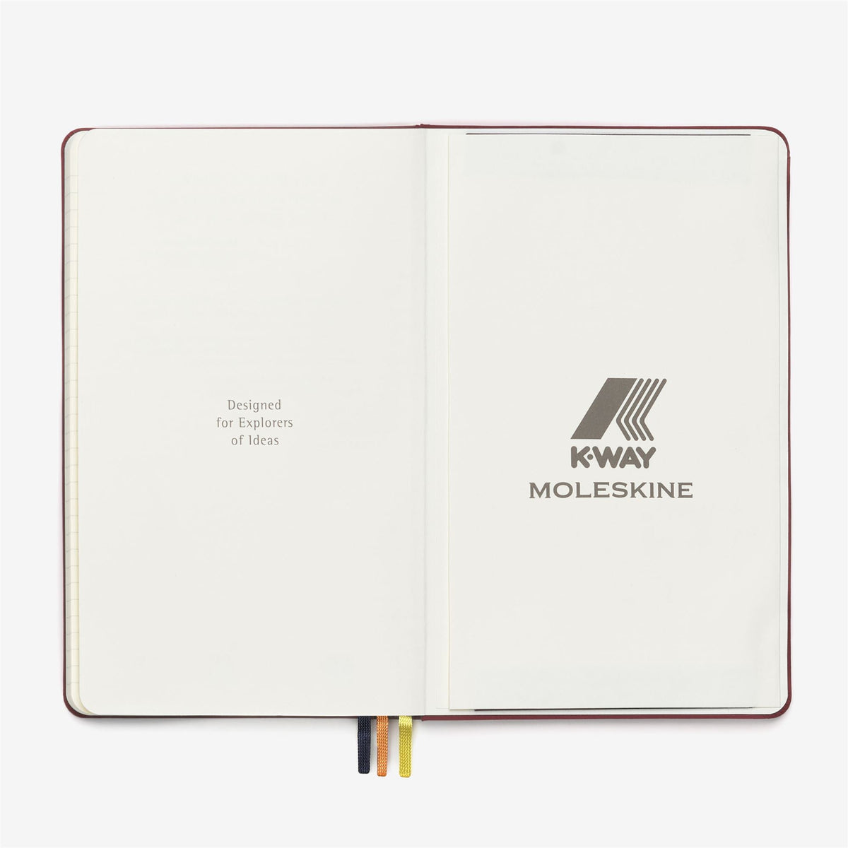 NOTEBOOK MOLESKINE FOR K-WAY - Carnet - Cahier - Unisexe - Red Syrah