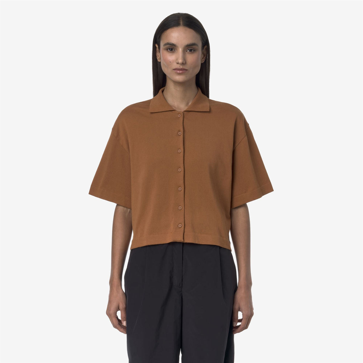 CARRY - Maille - Veste - Femme - Brown Bran