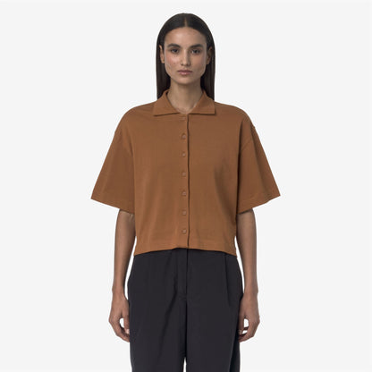 CARRY - Maille - Veste - Femme - Brown Bran