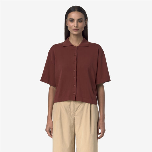 CARRY - Maille - Veste - Femme - Brown Fiery