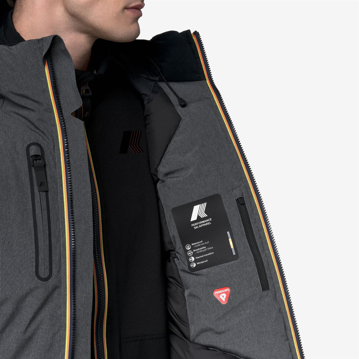 PARPAILLON - Vestes - Milieu - Homme - Grey Dark Micro Grid