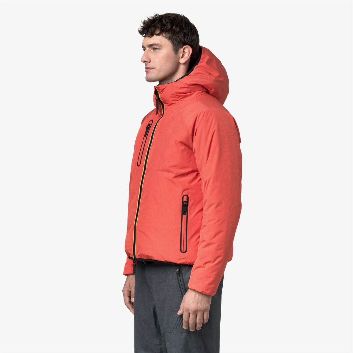 PARPAILLON - Vestes - Milieu - Homme - Orange Micro Grid