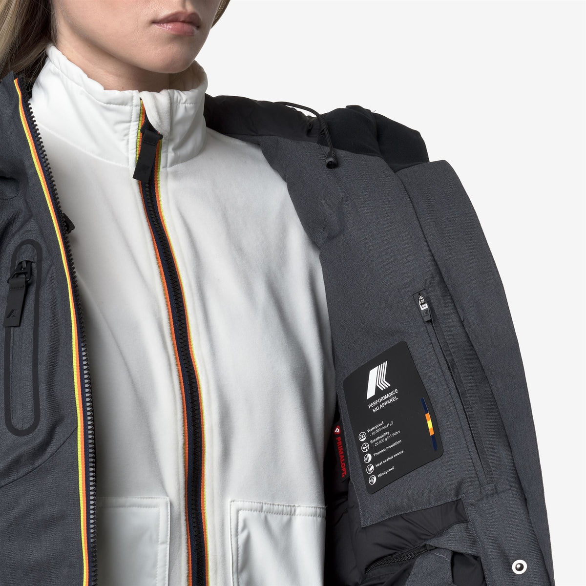 TAILLEFER 2L - Vestes - Milieu - Femme - Grey Grisaille