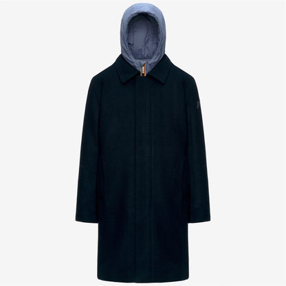 POIROL WOOL NYLON - Vestes - Longueur 3/4 - Homme - Blue Depth-Blue Wild