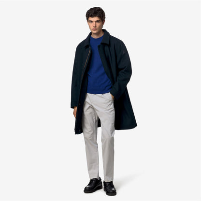 POIROL WOOL NYLON - Vestes - Longueur 3/4 - Homme - Blue Depth-Blue Wild
