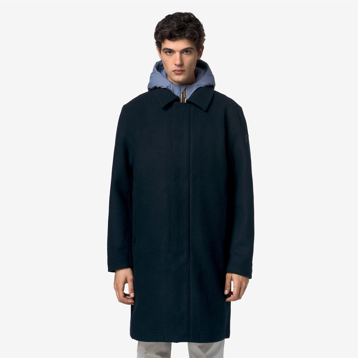 POIROL WOOL NYLON - Vestes - Longueur 3/4 - Homme - Blue Depth-Blue Wild