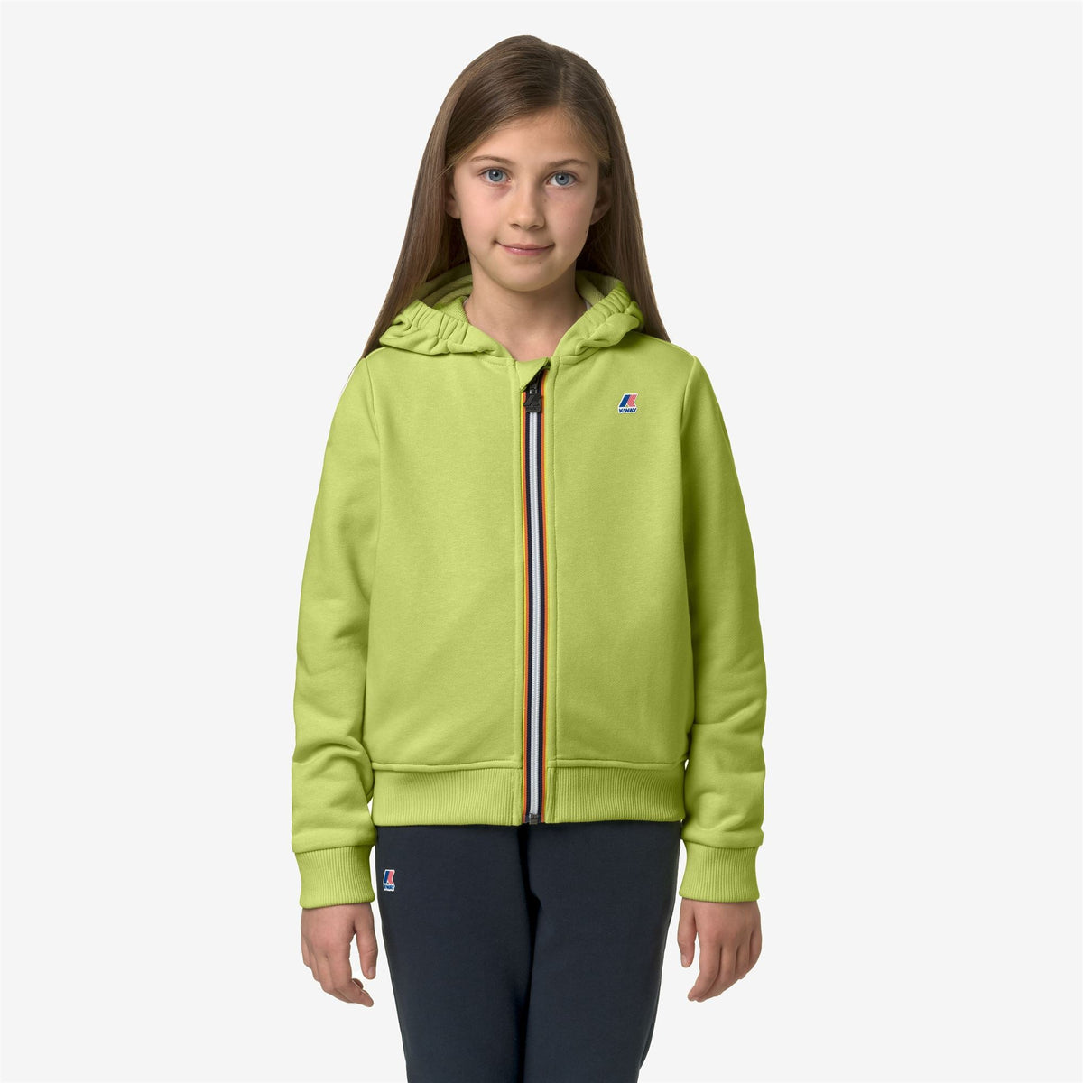 P. LE VRAI ARNEL POLY COTTON - Polaire - Veste - Enfant unisexe - Green Celery