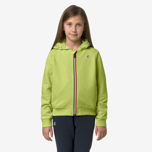 P. LE VRAI ARNEL POLY COTTON - Polaire - Veste - Enfant unisexe - Green Celery