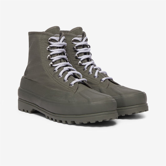 ALPINA BONDED RIPSTOP JERSEY - Bottines - En dentelle - Unisexe - GREEN BLACKISH