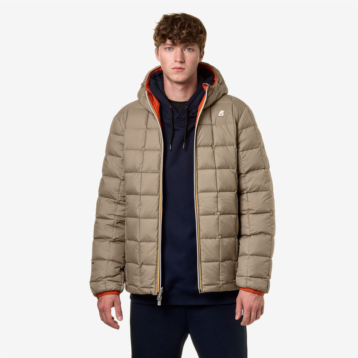 JACK ST THERMO DOUBLE - Vestes - Court - Homme - Orange P-Beige T