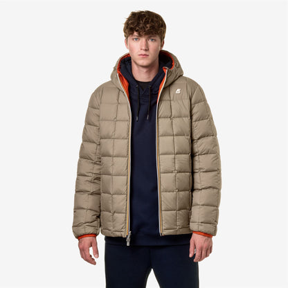 JACK ST THERMO DOUBLE - Vestes - Court - Homme - Orange P-Beige T