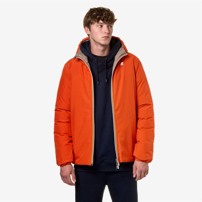 JACK ST THERMO DOUBLE - Vestes - Court - Homme - Orange P-Beige T