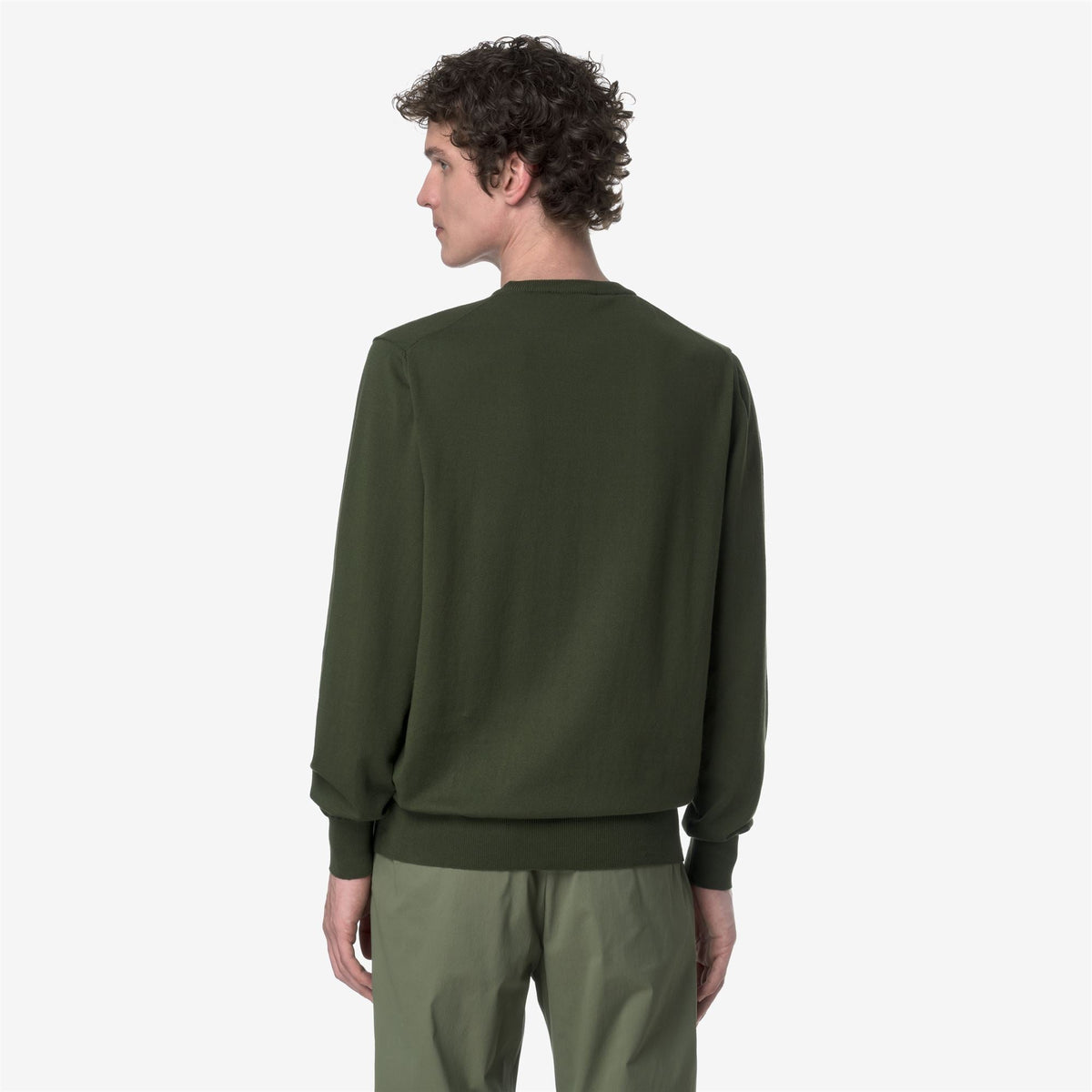 SEBASTIEN COTTON PS - Maille - Pull-over - Homme - Green Africa