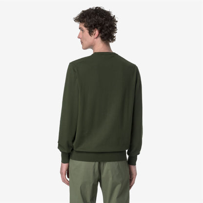 SEBASTIEN COTTON PS - Maille - Pull-over - Homme - Green Africa