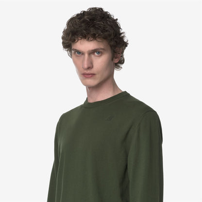SEBASTIEN COTTON PS - Maille - Pull-over - Homme - Green Africa