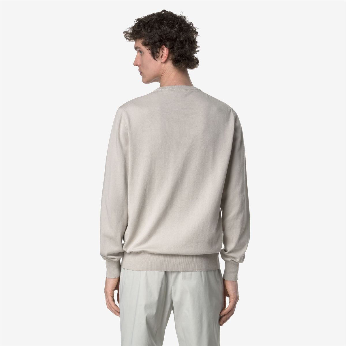SEBASTIEN COTTON PS - Maille - Pull-over - Homme - BEIGE LT