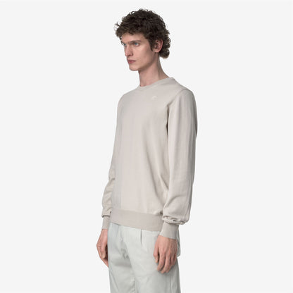 SEBASTIEN COTTON PS - Maille - Pull-over - Homme - BEIGE LT
