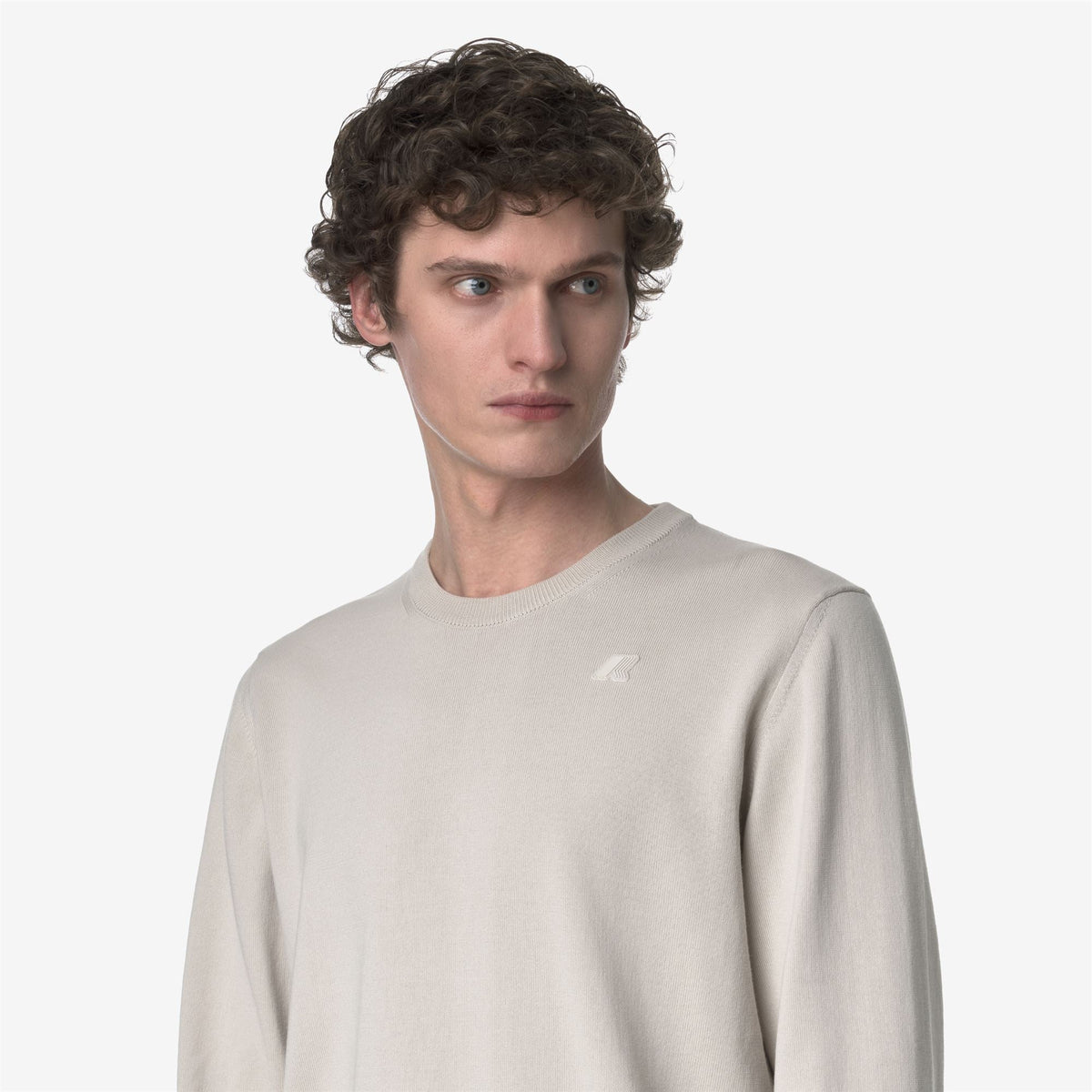 SEBASTIEN COTTON PS - Maille - Pull-over - Homme - BEIGE LT
