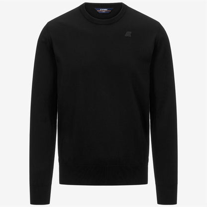 SEBASTIEN COTTON PS - Maille - Pull-over - Homme - Black Pure
