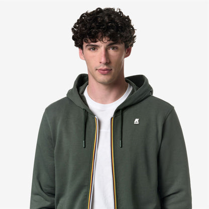 ANTHONY - Polaire - Veste - Homme - GREEN BLACKISH
