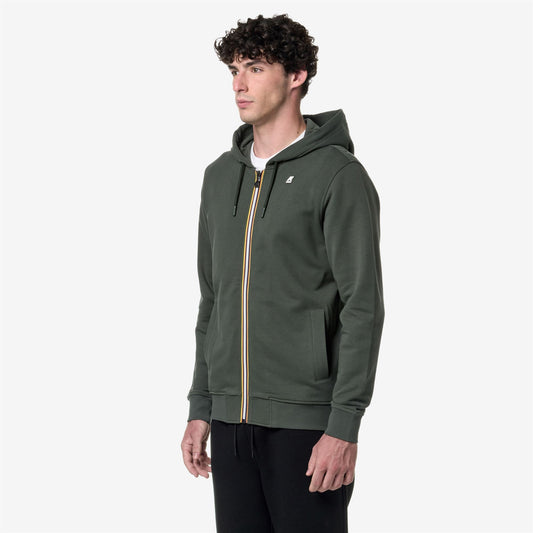 ANTHONY - Polaire - Veste - Homme - GREEN BLACKISH