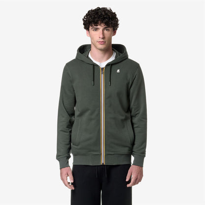 ANTHONY - Polaire - Veste - Homme - GREEN BLACKISH