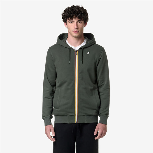 ANTHONY - Polaire - Veste - Homme - GREEN BLACKISH