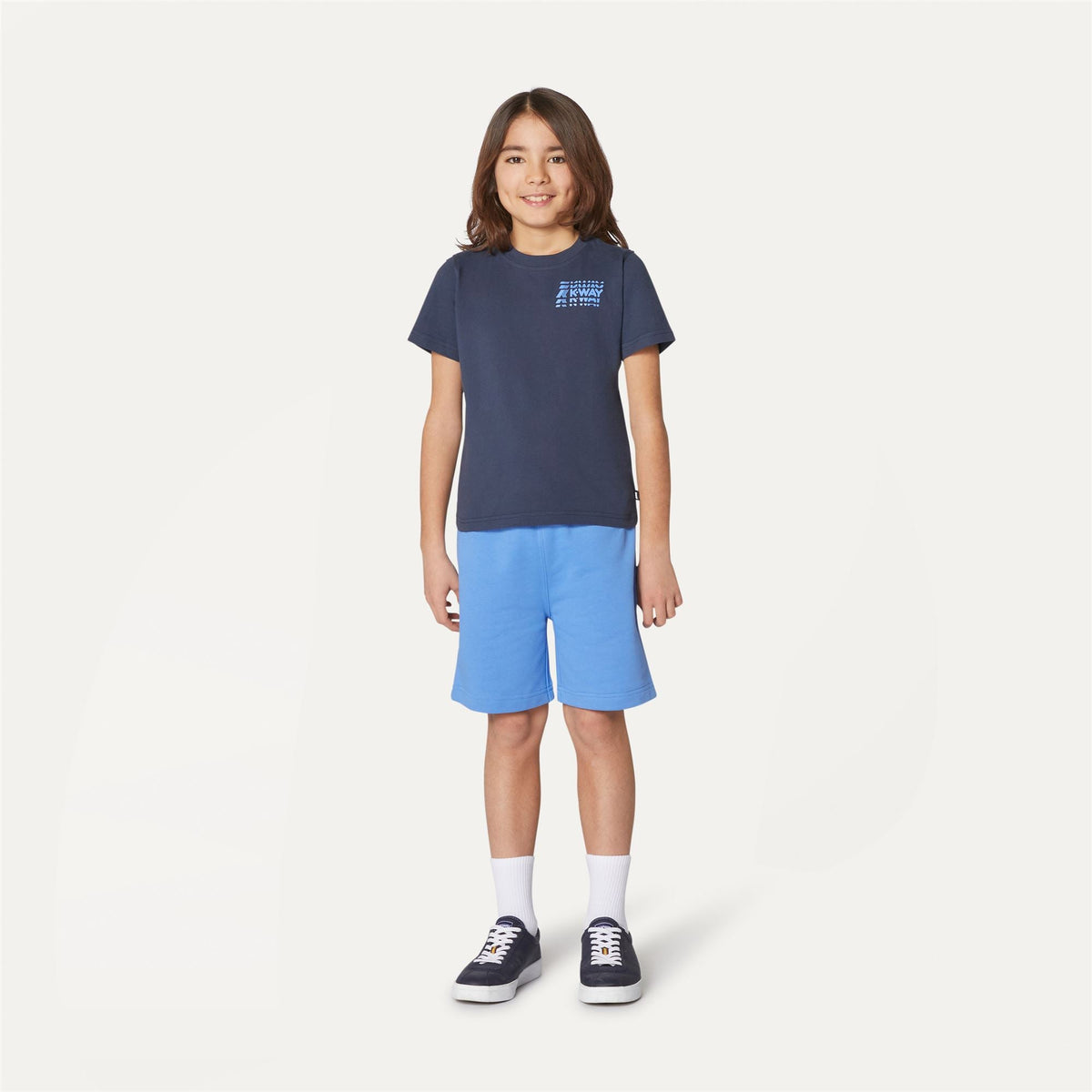 P. ODOM MULTIPLE LOGO - T-shirts et hauts - T-shirt - Garçon - Blue Depth