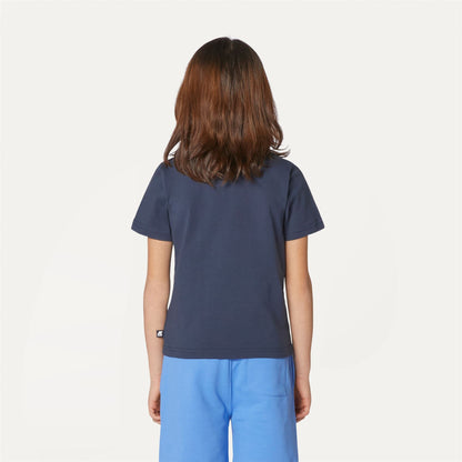 P. ODOM MULTIPLE LOGO - T-shirts et hauts - T-shirt - Garçon - Blue Depth