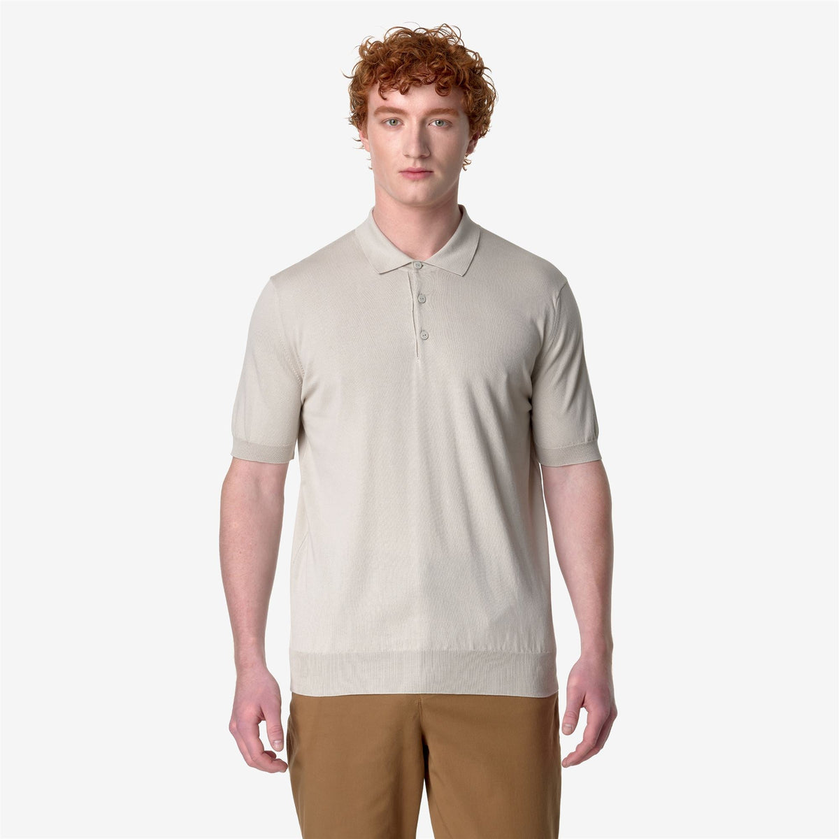 PLEYNE - Maille - Polo - Homme - BEIGE LT
