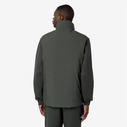 VALEN ST THERMO DOUBLE - Vestes - Court - Homme - GREEN BLACKISH -Black Pure