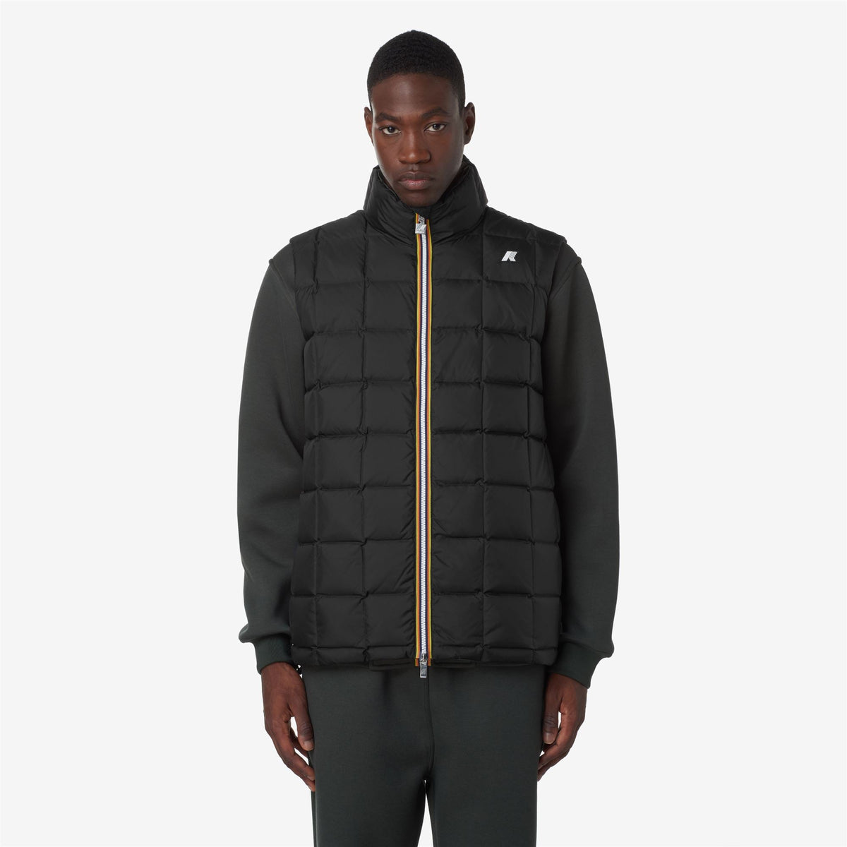 VALEN ST THERMO DOUBLE - Vestes - Court - Homme - GREEN BLACKISH -Black Pure