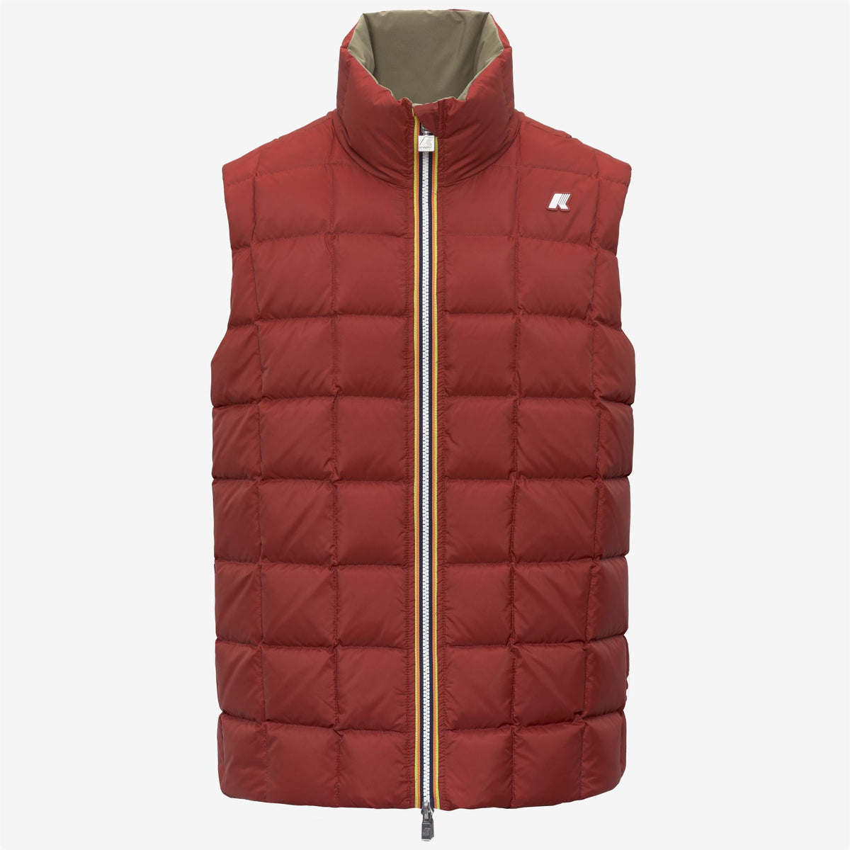 VALEN ST THERMO DOUBLE - Vestes - Court - Homme - Green Army-Red Dk Chili