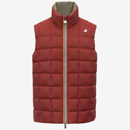 VALEN ST THERMO DOUBLE - Vestes - Court - Homme - Green Army-Red Dk Chili