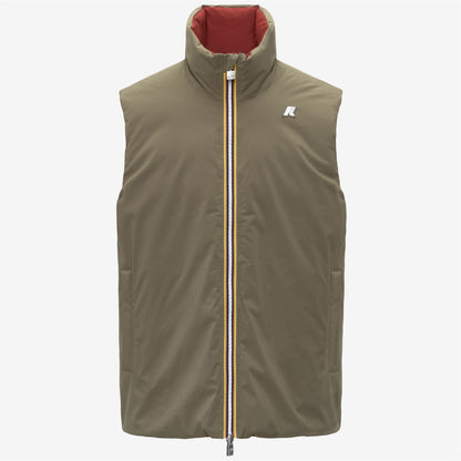 VALEN ST THERMO DOUBLE - Vestes - Court - Homme - Green Army-Red Dk Chili